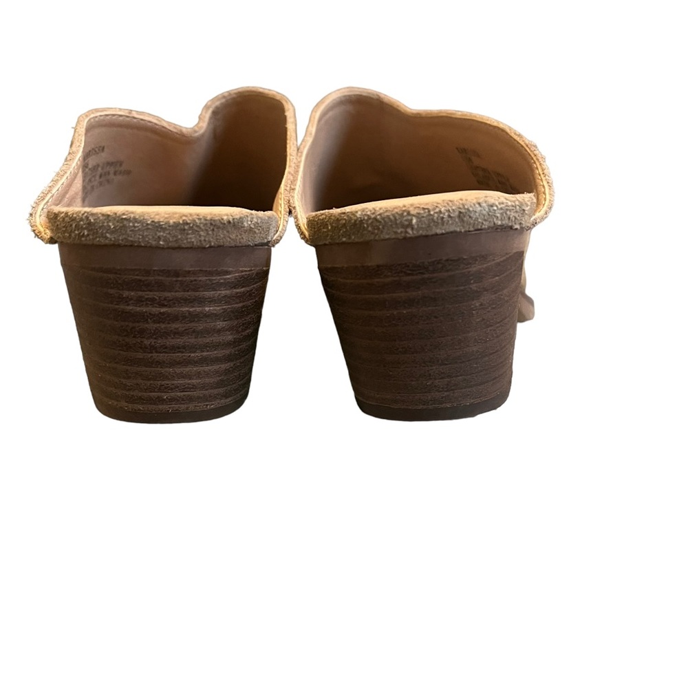 Jane and the Shoe Karissa Tan Suede Mule, Sz 6 - Picture 8 of 14
